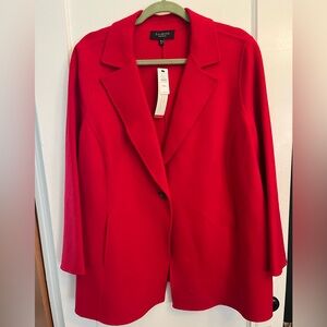 Talbots Red Wool Jacket